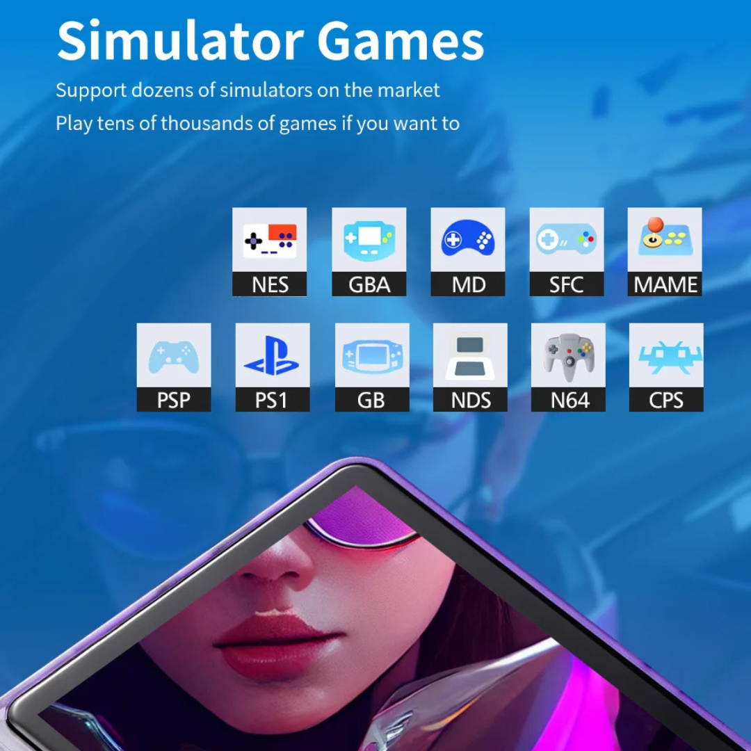 Retro Handheld Game Console 128GB Linux System 3.5 Inch IPS Screen 15000 Games Portable Pocket Player